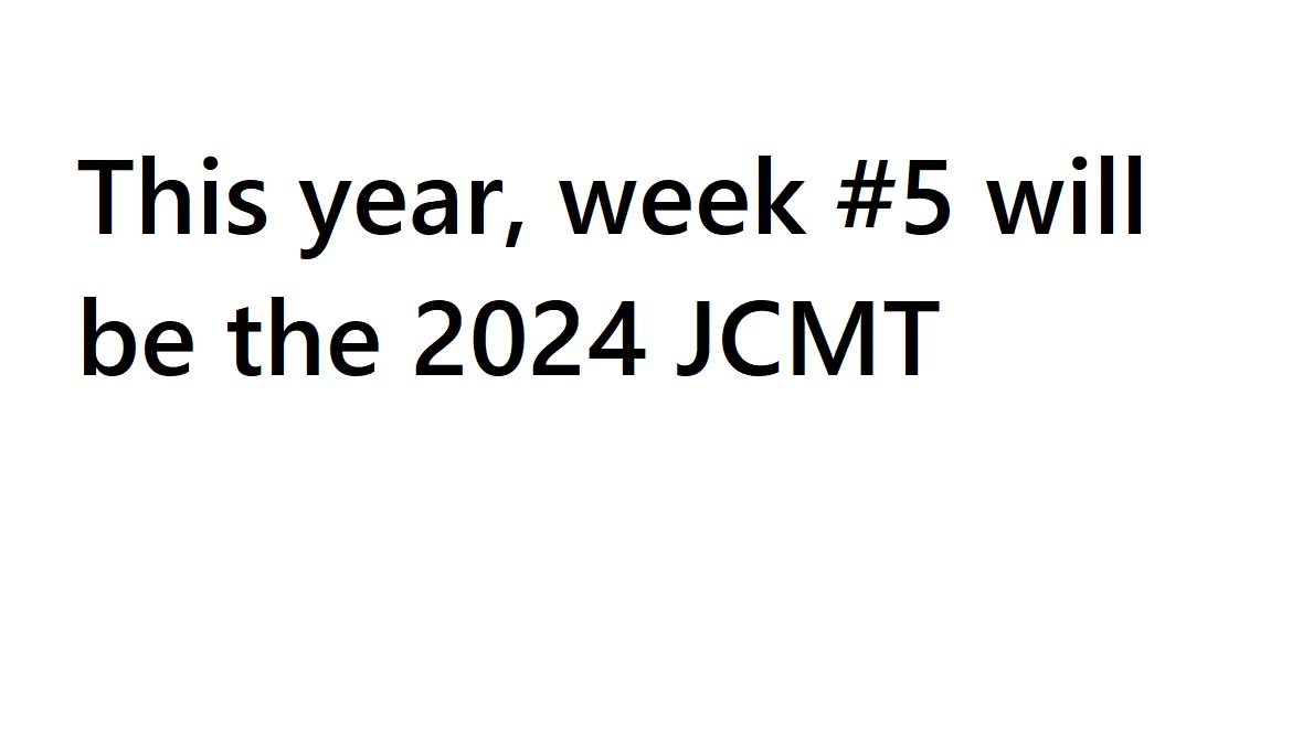 Week 5